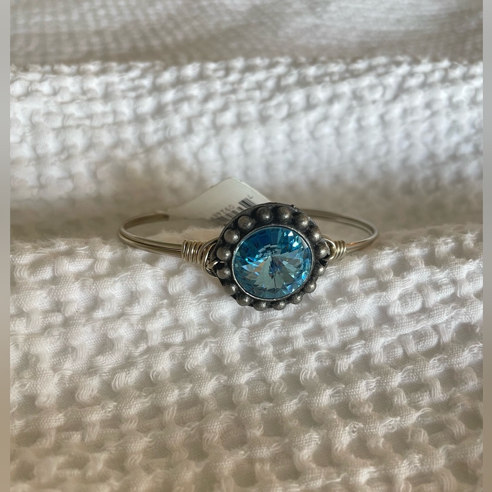 Luca + Danni Aquamarine Gemstone Bracelet - SM - Picture 2 of 6